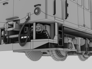Japan Train subway Jr series 3Dモデル