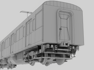 Japan Train subway Jr series 3Dモデル