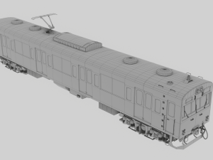 Japan Train subway Jr series 3Dモデル