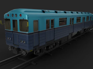 Carruagem de metr&ocirc; Modelo 3D