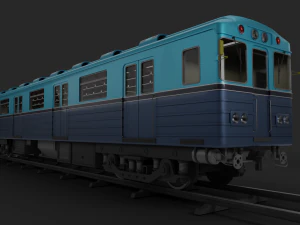Subway Carriage 3D Model