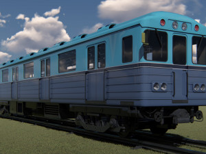 Subway Carriage 3D Модель