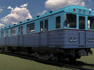 Subway Carriage 3D Model