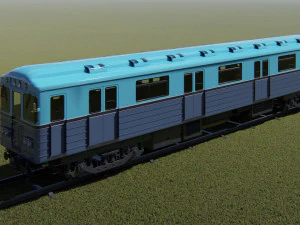 Subway Carriage 3D Model