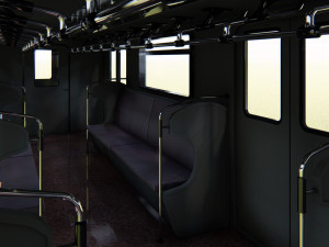 Subway Carriage 3D Модель