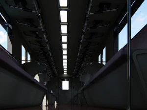 Subway Carriage 3D Model
