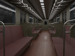 Subway Carriage 3D Модель