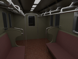 Subway Carriage 3D Модель