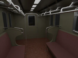 Subway Carriage 3D Model