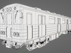 Subway Carriage 3D Модель