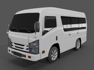 8 types Truck ISUZU NMR 71 Modèle 3D