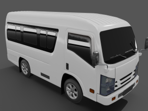 8 types Truck ISUZU NMR 71 Modèle 3D