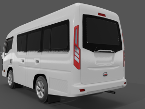 8 types Truck ISUZU NMR 71 Modèle 3D