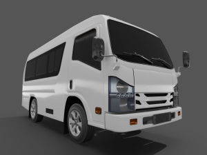 8 types Truck ISUZU NMR 71 Modèle 3D