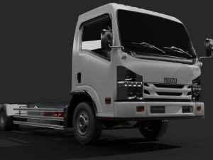 8 types Truck ISUZU NMR 71 Modèle 3D