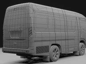8 types Truck ISUZU NMR 71 Modèle 3D