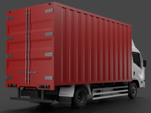 8 types Truck ISUZU NMR 71 Modèle 3D