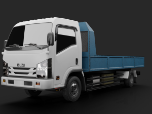 8 types Truck ISUZU NMR 71 Modèle 3D