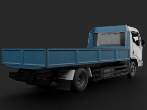 8 types Truck ISUZU NMR 71 Modèle 3D