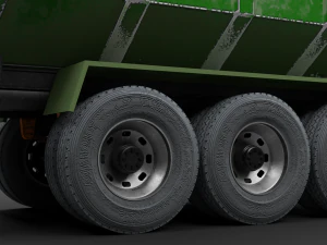 Dusty agricultural trailer 3D Model