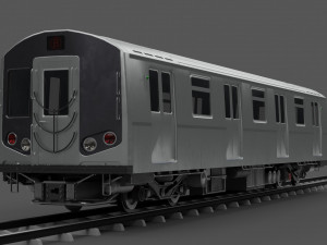 Newyork subway train 3D Model