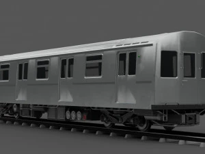 Newyork subway train 3D Model