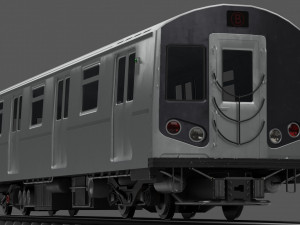 Newyork subway train Model 3D