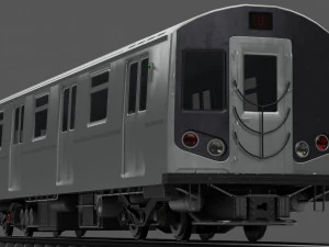 Newyork subway train 3D Model