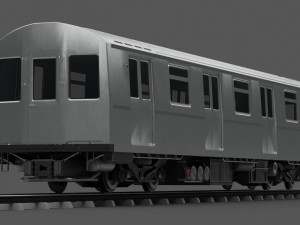 Newyork subway train Model 3D
