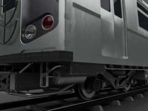 Newyork subway train Model 3D