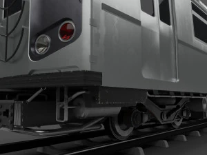 Newyork subway train 3D Model