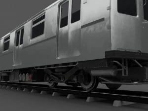 Newyork subway train 3D Model