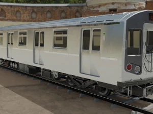 Newyork subway train 3D Model