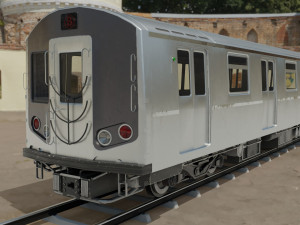 Newyork subway train Model 3D