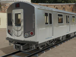 Newyork subway train 3D Model