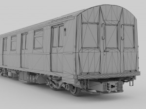 Newyork subway train Model 3D