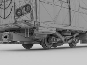Newyork subway train Model 3D