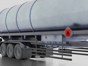 Volvo VNL 2014 and Trailer 3D Model