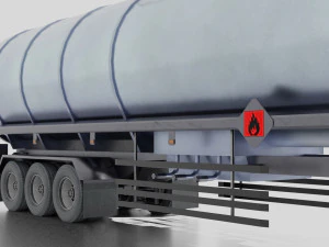 Volvo VNL 2014 and Trailer 3D Model