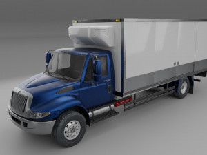 Truck International Durastar 3Dモデル