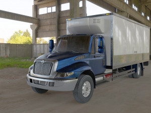 Truck International Durastar 3Dモデル