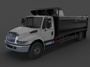 Low-poly Truck International Durastar 3D 모델