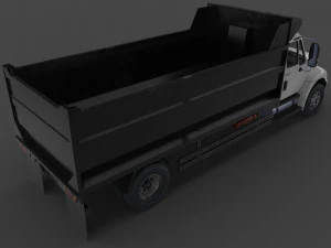 Low-poly Truck International Durastar 3D Model