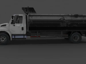 Low-poly Truck International Durastar 3D Model