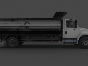 Low-poly Truck International Durastar Model 3D