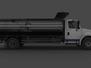 Low-poly Truck International Durastar 3D Model