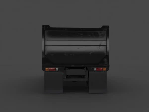 Low-poly Truck International Durastar 3D Model