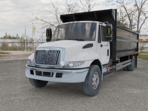 Low-poly Truck International Durastar Model 3D