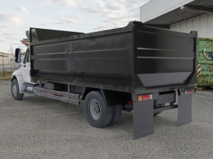 Low-poly Truck International Durastar 3D Model