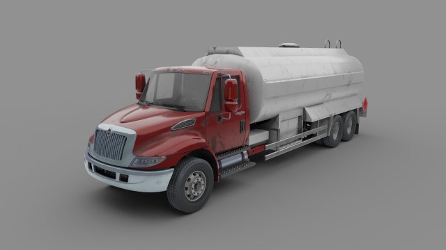 Truck International Durastar 3D-Modell .c4d .max .obj .3ds .fbx .stl .blend 